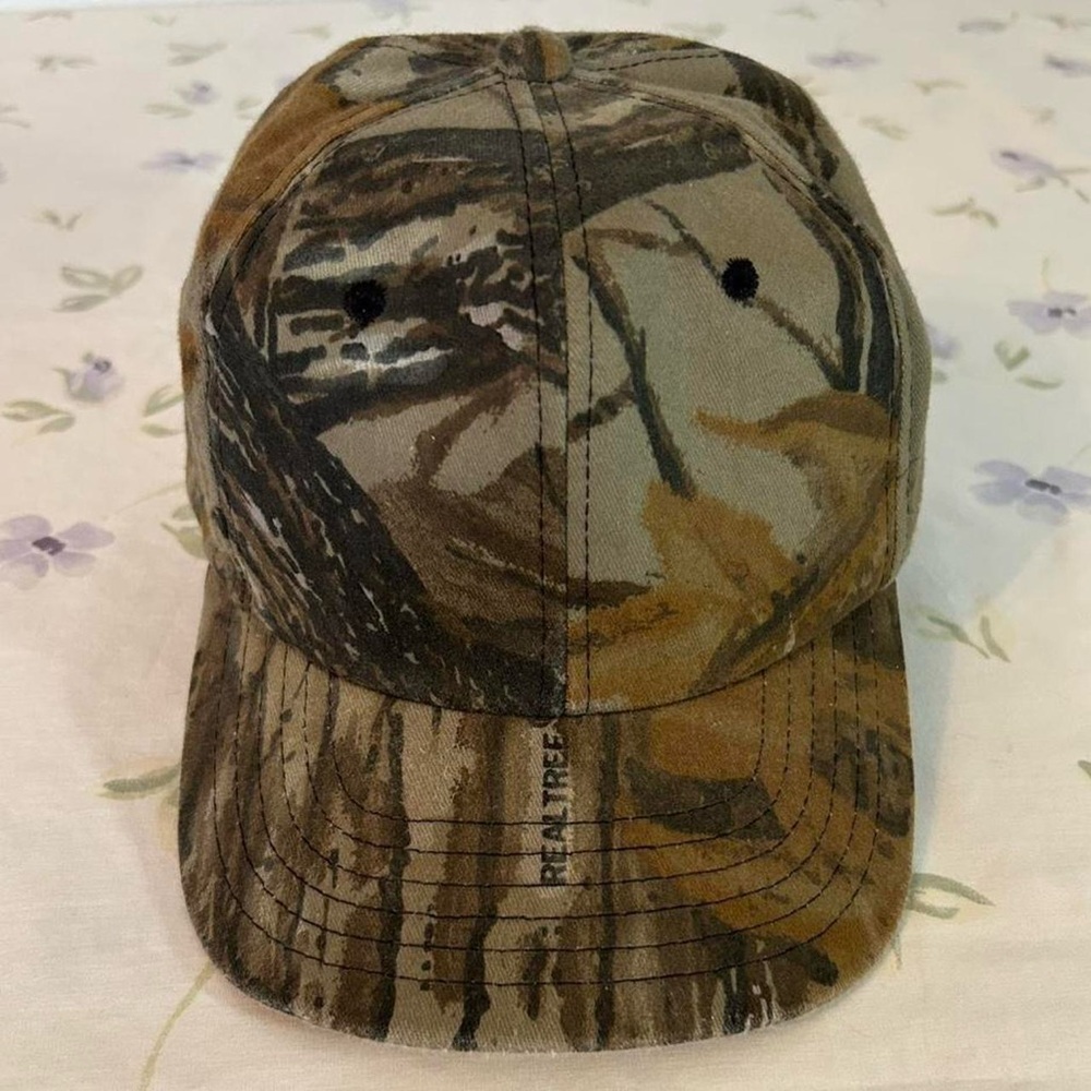 Realtree Camouflage Outdoor Gorpcore Country Snap Back Hat